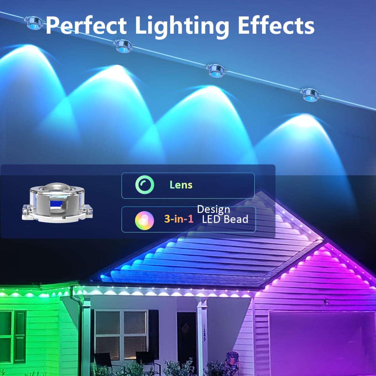 RGB LED Outdoor Lights