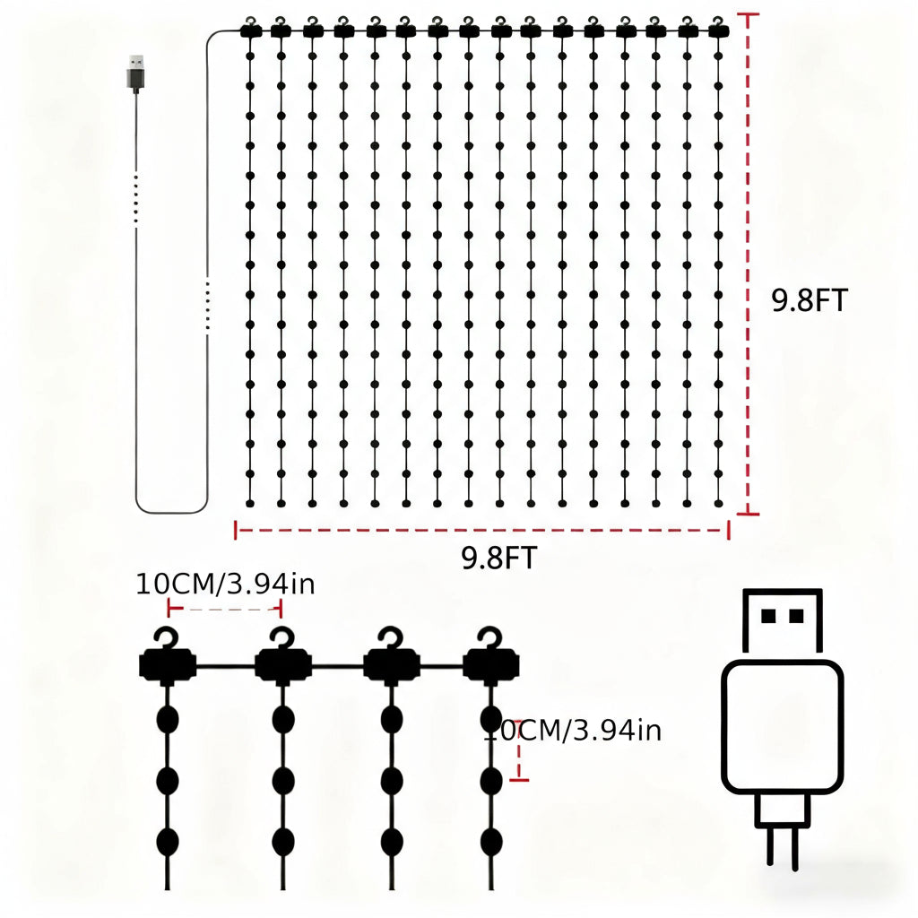 LED Smart Curtain Light