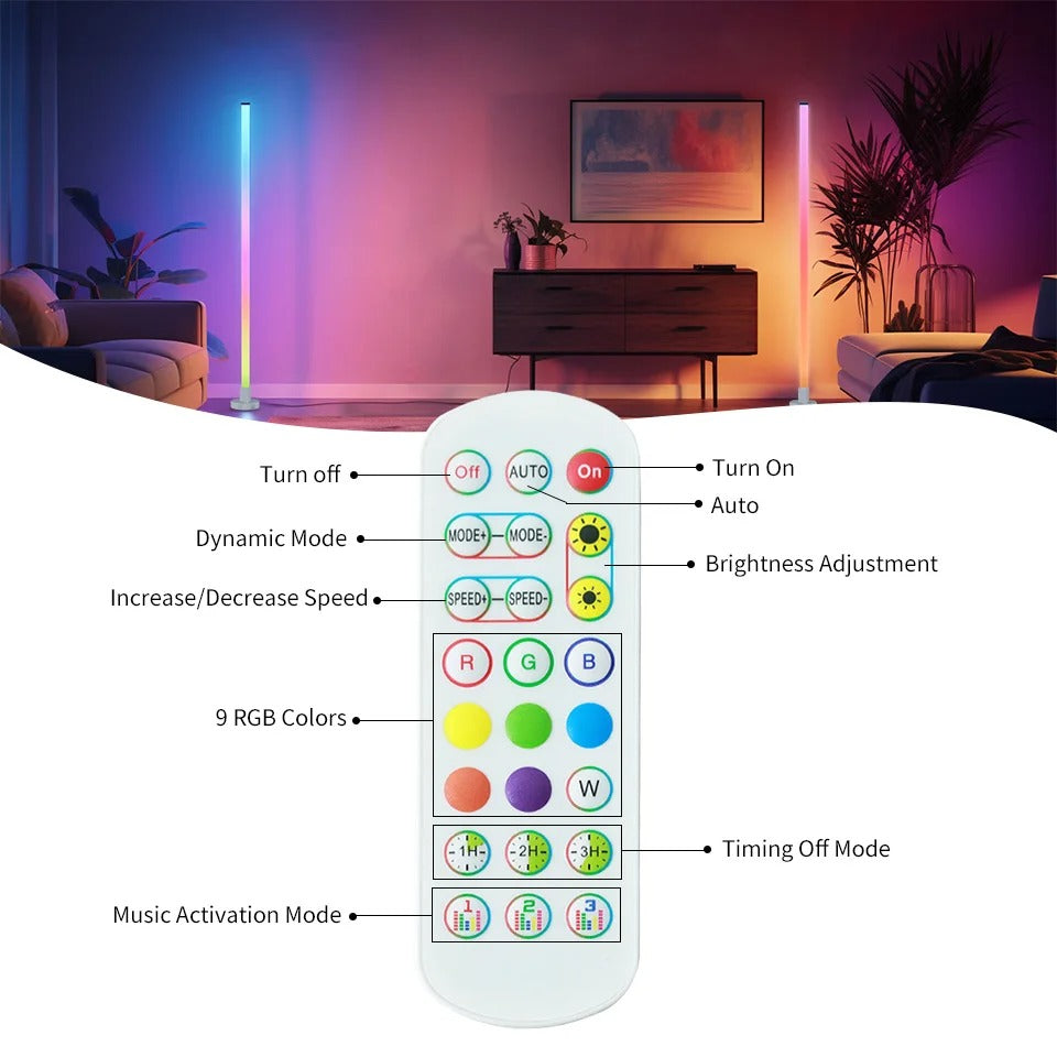 RGB LED Floor Lamp